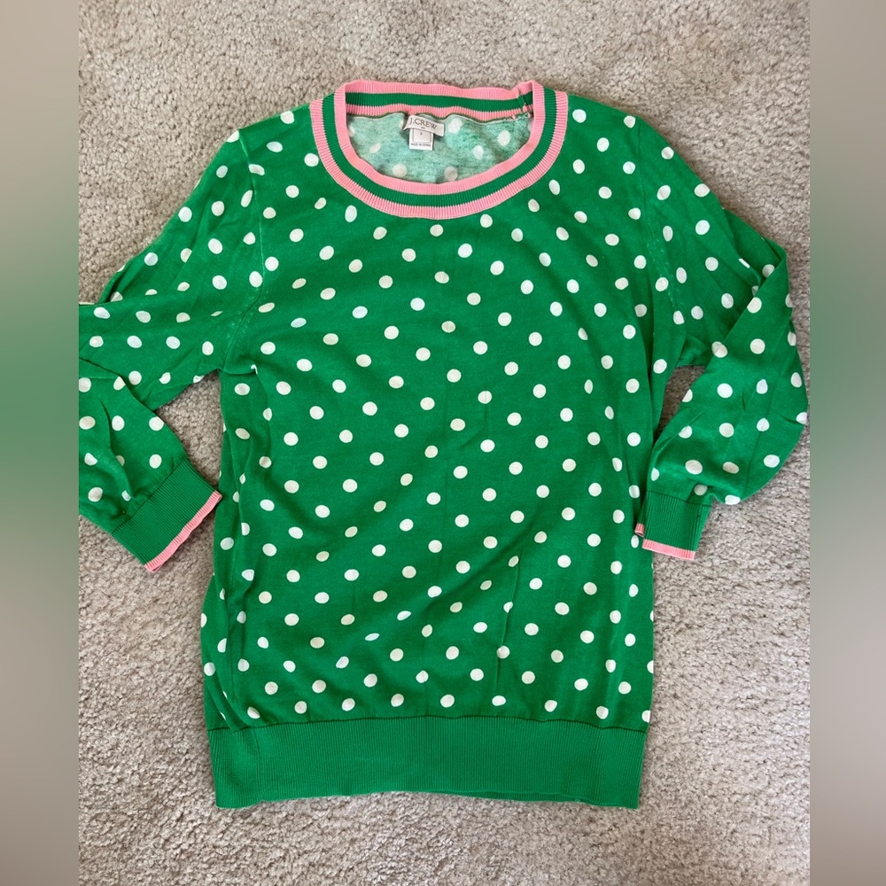 Size Small J. Crew Factory 3/4 sleeve cotton sweater
